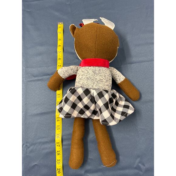 Spark My First Christmas Deer in Skirt Plush Animal NWT - Picture 6 of 8